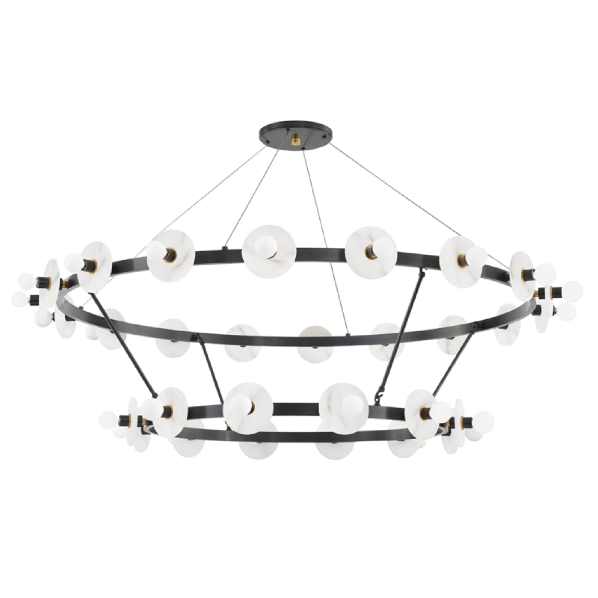 Austen 30-Light Chandelier in Aged Old Bronze 58L x 58W x 36.5H