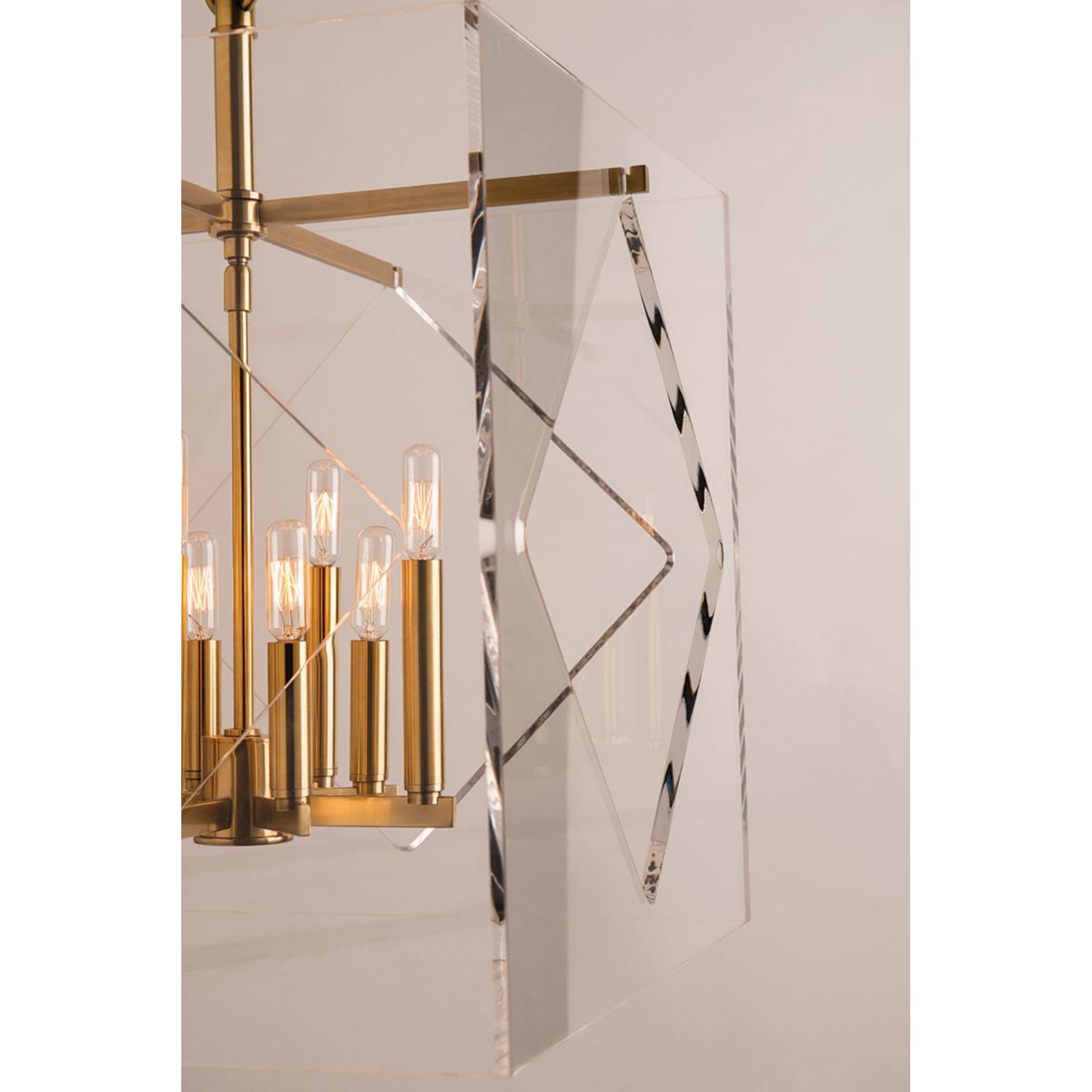 Travis 8-Light Chandelier in Polished Nickel 24L x 24W x 32H