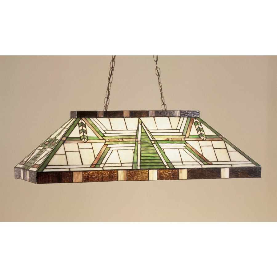 Meyda Tiffany Stained Glass / Tiffany Island / Billiard Fixture from the Billiards Collection