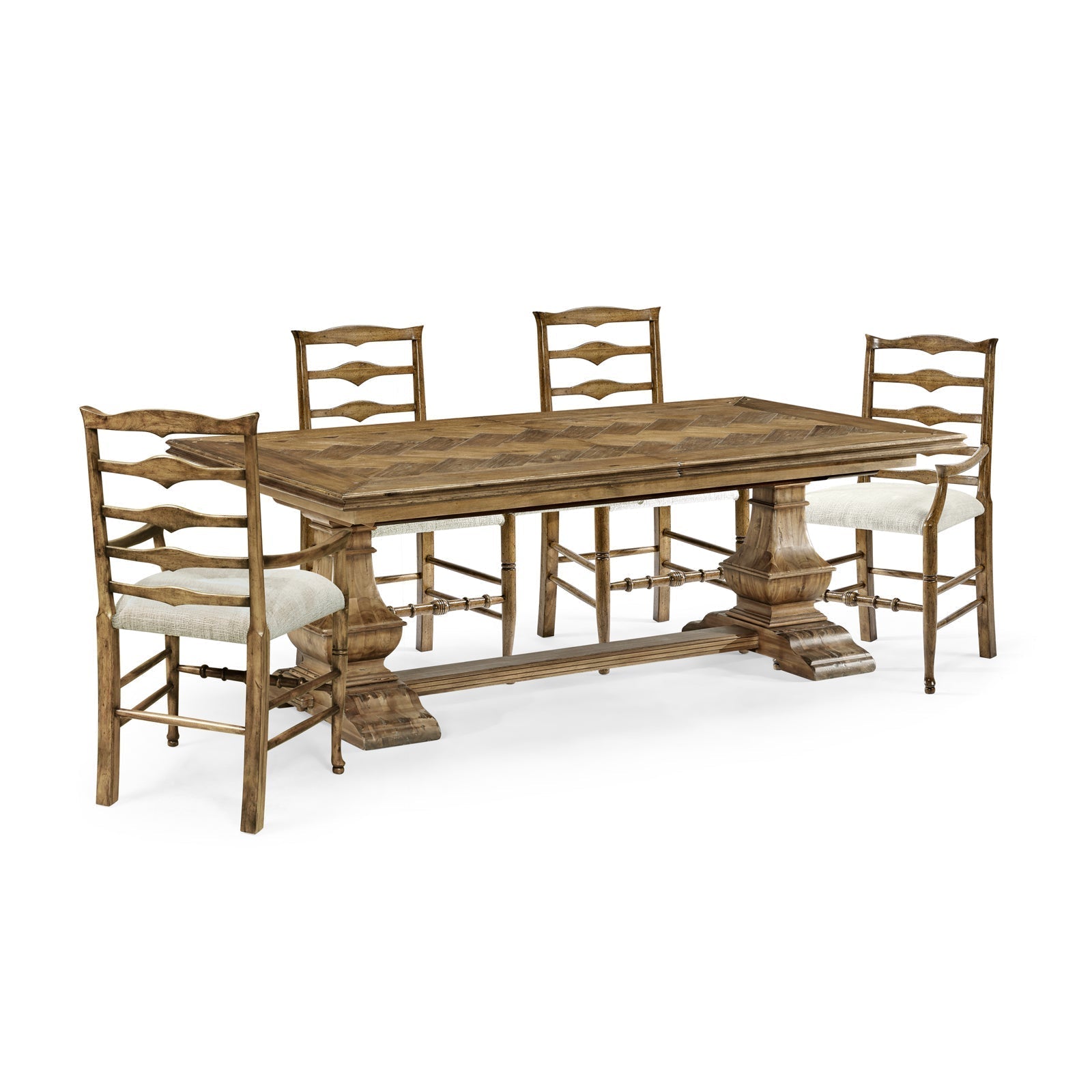 Jonathan Charles Casual Accents Extending Dining Table (491169-86L-DTM)