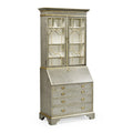 Jonathan Charles Buckingham Georgian Grey & Gilded Secretary Cabinet (492260-PBG)