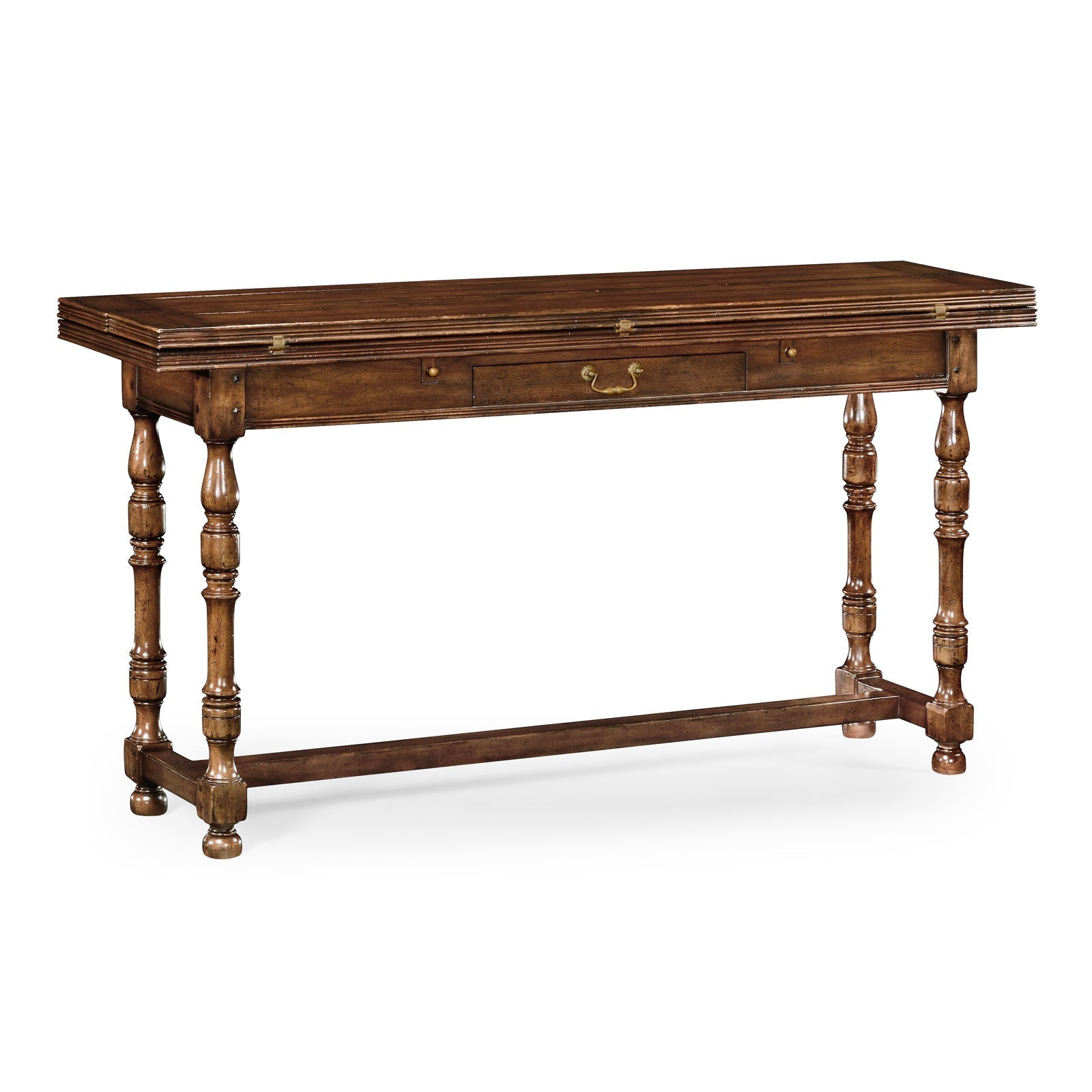 Jonathan Charles Small Walnut Hunt Table (492704-WCD)