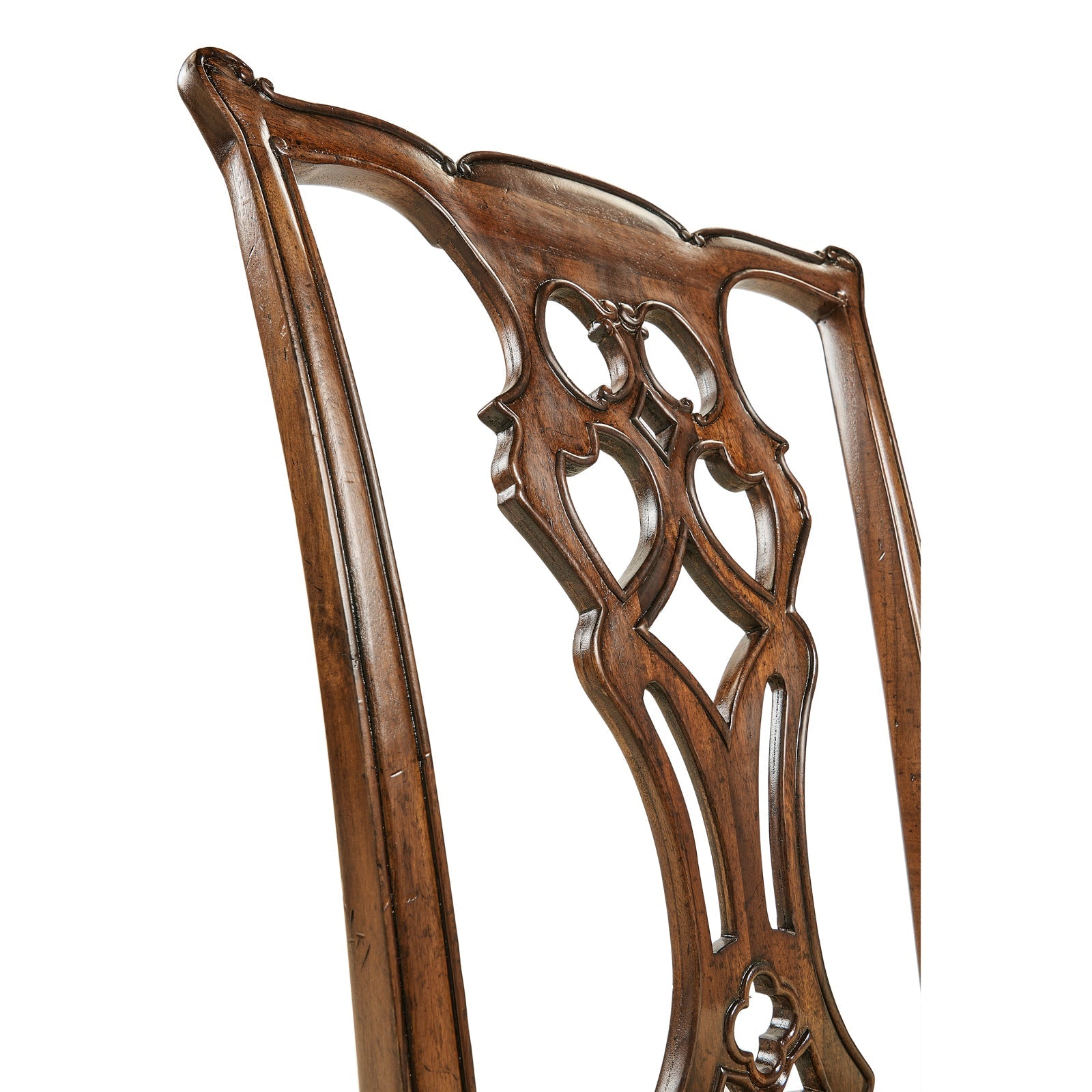 Jonathan Charles Buckingham Chippendale Style Classic Side Chair (493330-SC-MAH-F200) - Set of 2