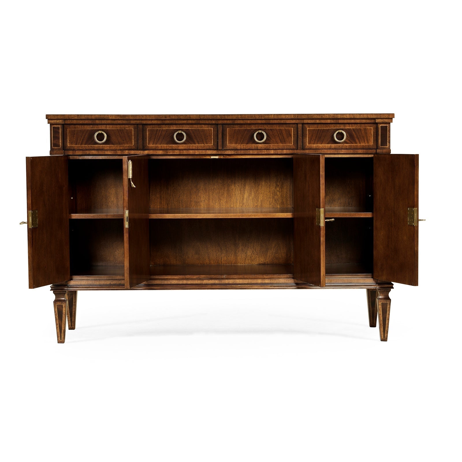 Jonathan Charles Buckingham Sideboard with Four Doors (494842-MAH)