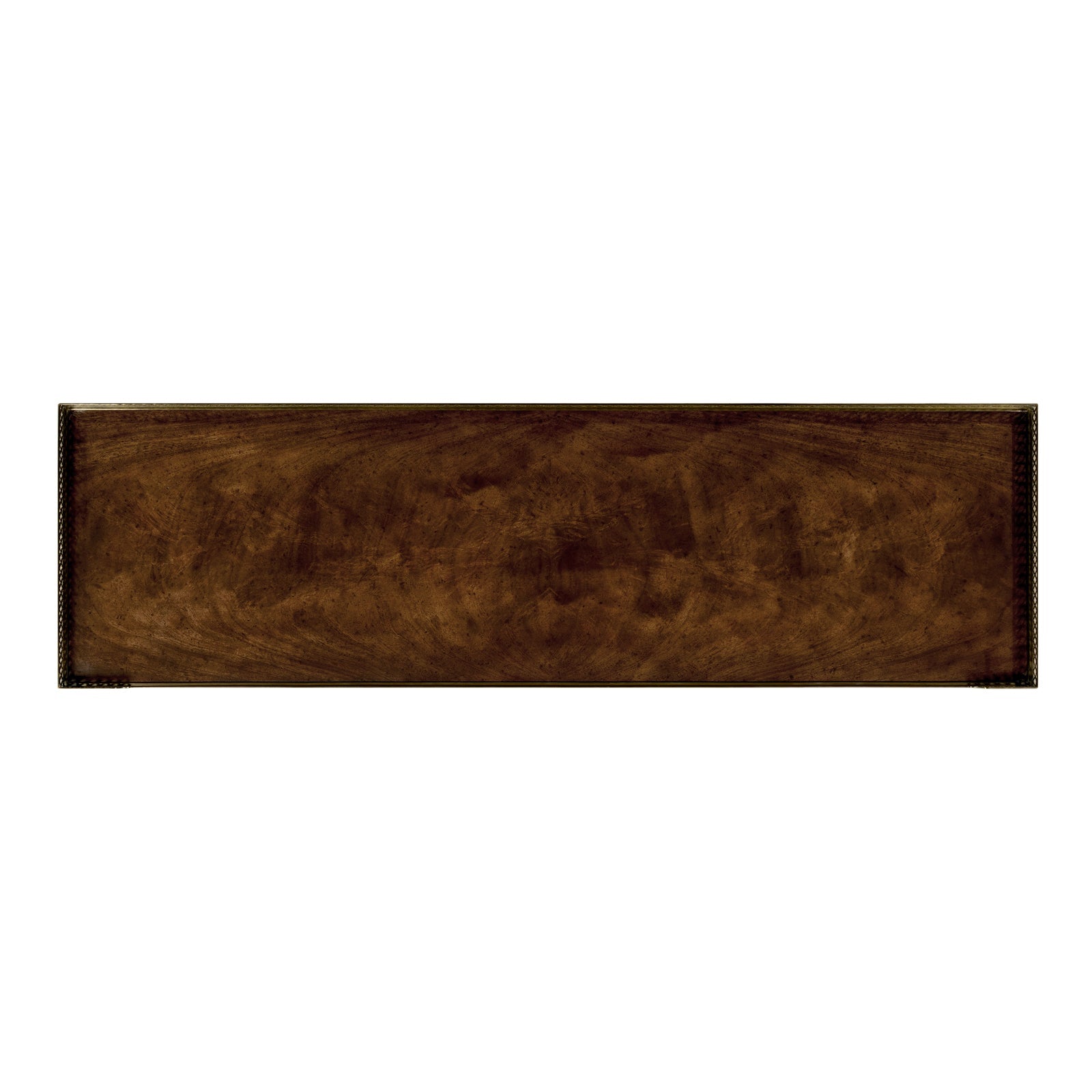 Jonathan Charles Brompton French Style Mahogany Console with Brass Gallery (494892-BMA)