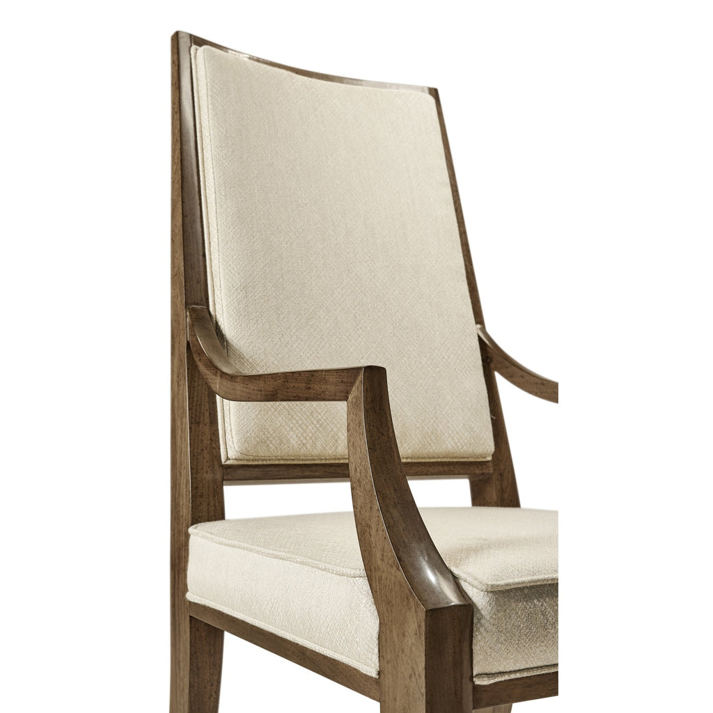 Jonathan Charles Barcelona Arm Chair (496063-AC-WBA-F200) - Set of 2