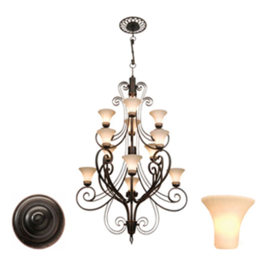 Kalco Additional Finish and Shade Options for Mirabelle 12 Light Chandelier