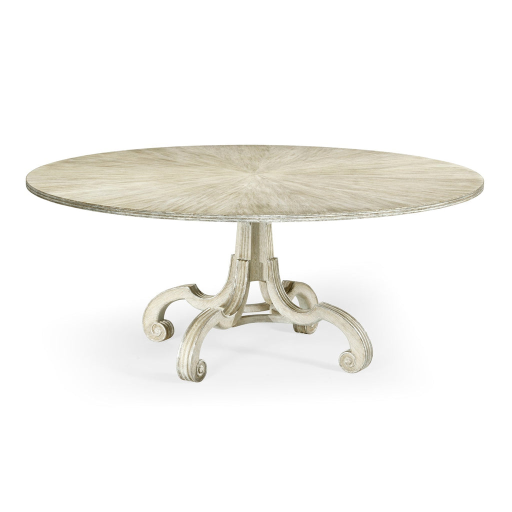 Jonathan Charles Lacock Toasted Oak Dining Table 71"