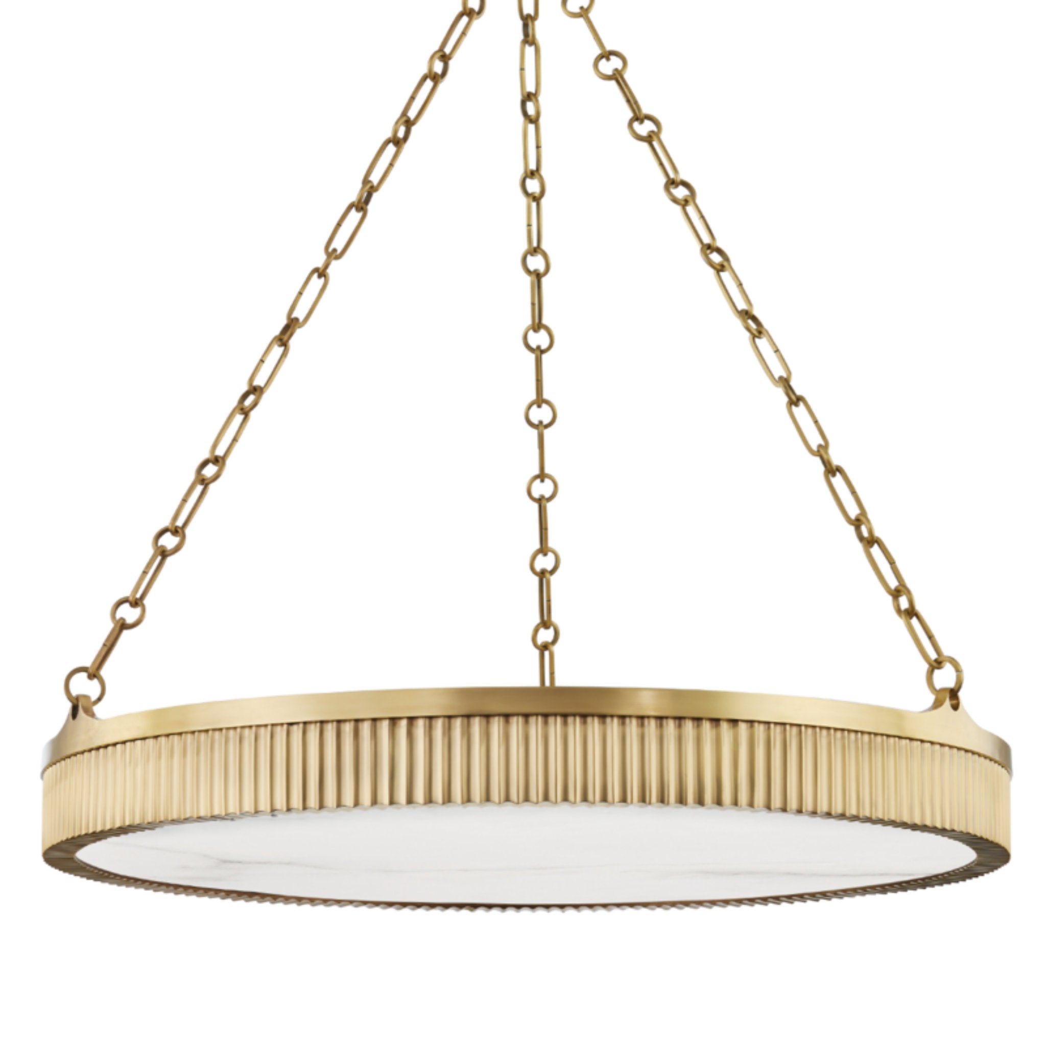 Lynden 8-Light Chandelier in Aged Brass 30L x 30W x 4.25H