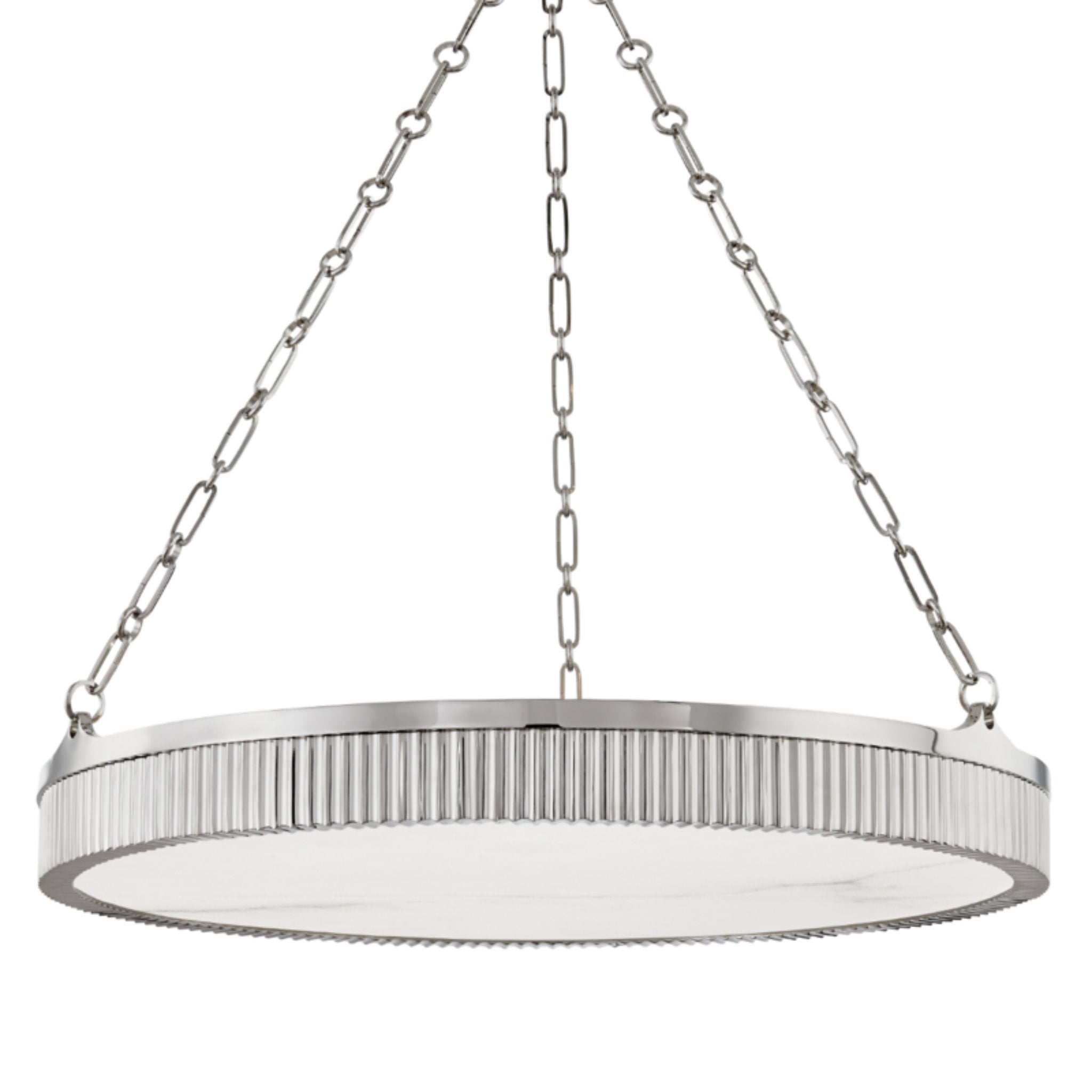 Lynden 8-Light Chandelier in Polished Nickel 30L x 30W x 4.25H