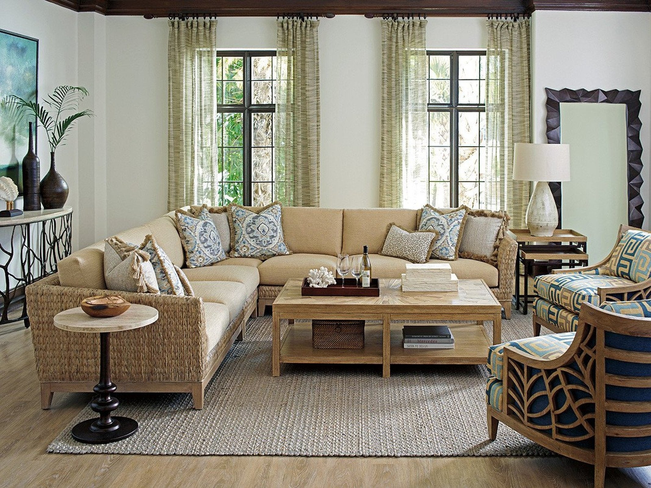 Tommy Bahama Home Los Altos Ducane Rectangular Cocktail Table