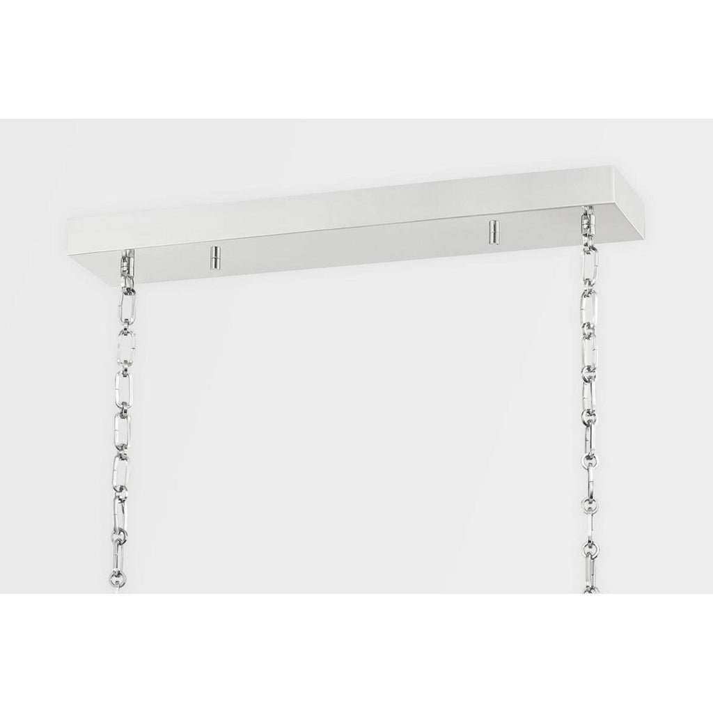 Lindley 1-Light Chandelier in Polished Nickel 40L x 40W x 4.625H