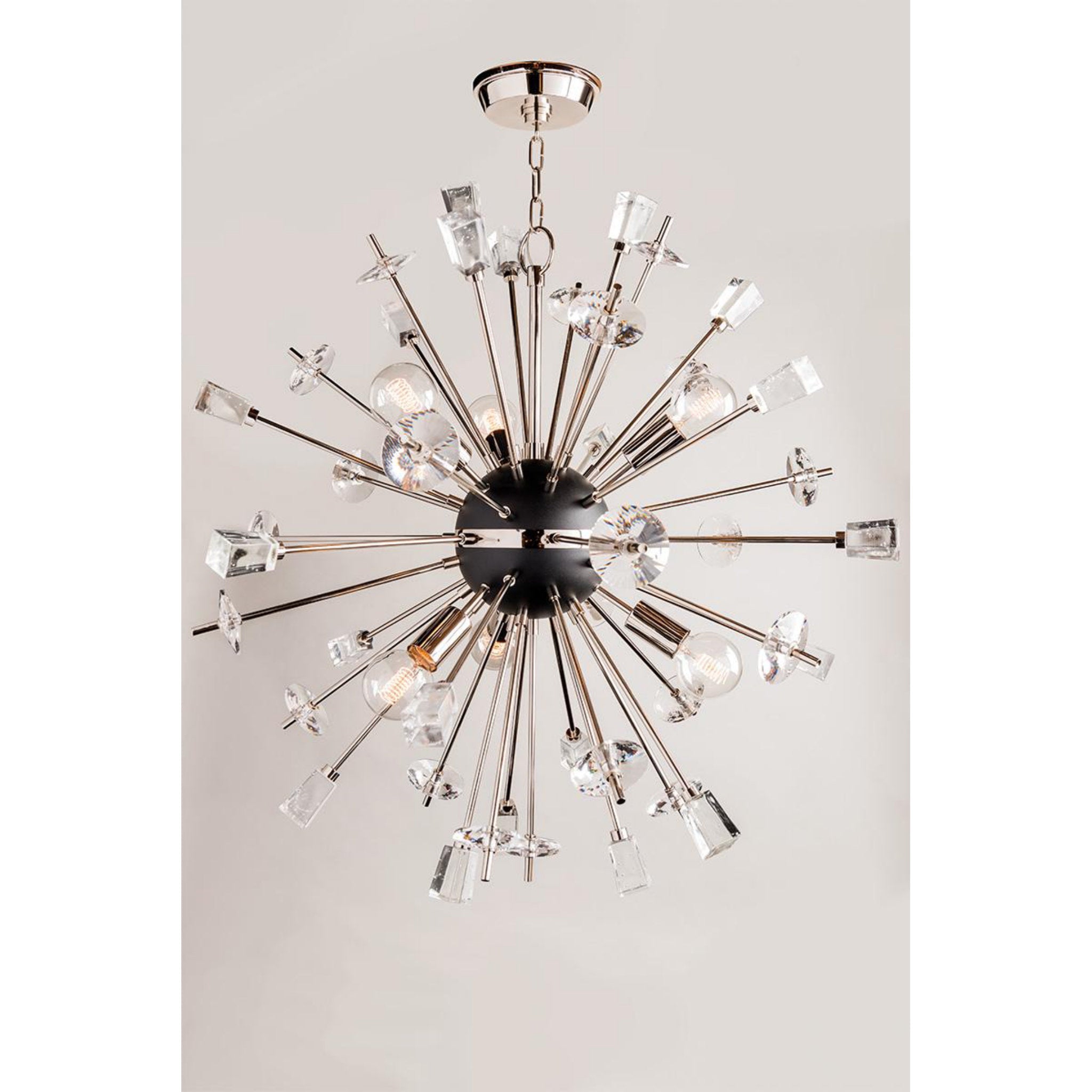 Liberty 6-Light Chandelier in Aged Brass 32L x 32W x 32H