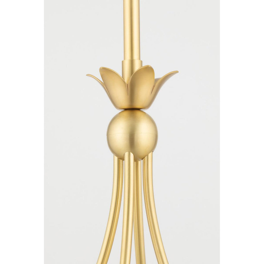 Gates 8-Light Chandelier in Aged Brass 38.5L x 38.5W x 25H
