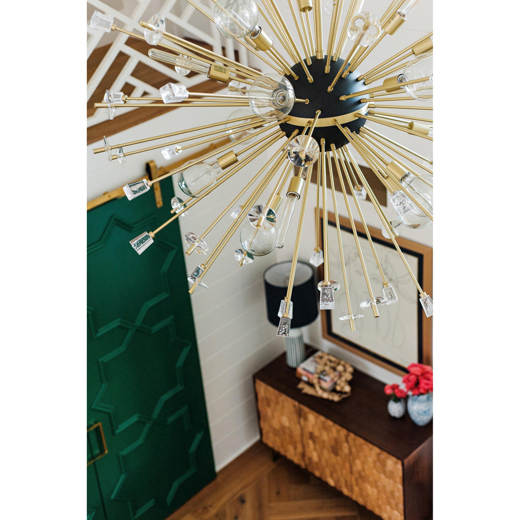 Liberty 18-Light Chandelier in Aged Brass 60L x 60W x 60H
