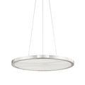 Eastport 1-Light Chandelier in Polished Nickel 24L x 24W x 1.25H