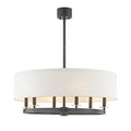 Durham 6-Light Chandelier in Aged Old Bronze 30.75L x 30.75W x 12H