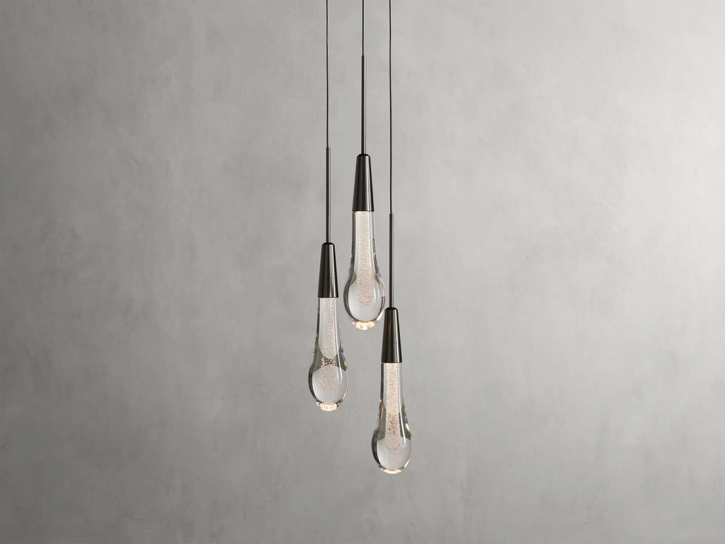 Soltaire Cluster Pendant