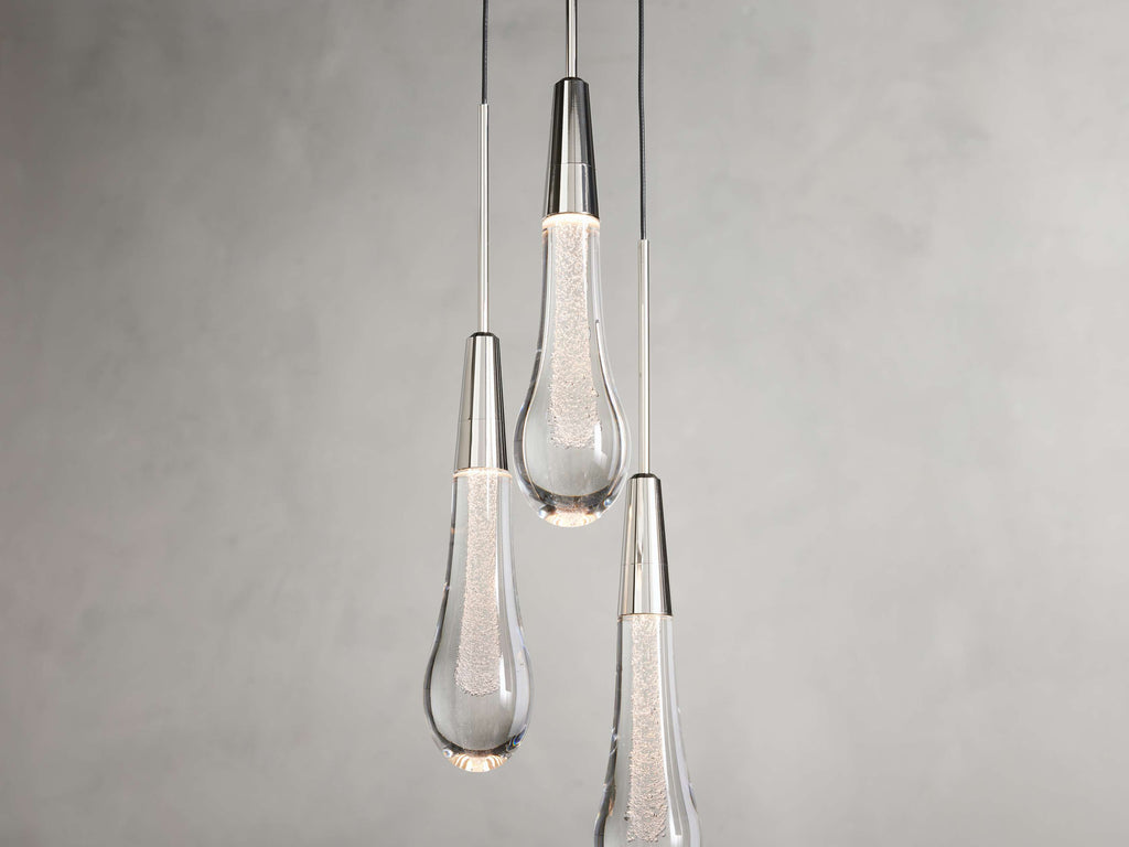 Soltaire Cluster Pendant