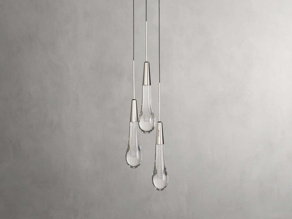 Soltaire Cluster Pendant