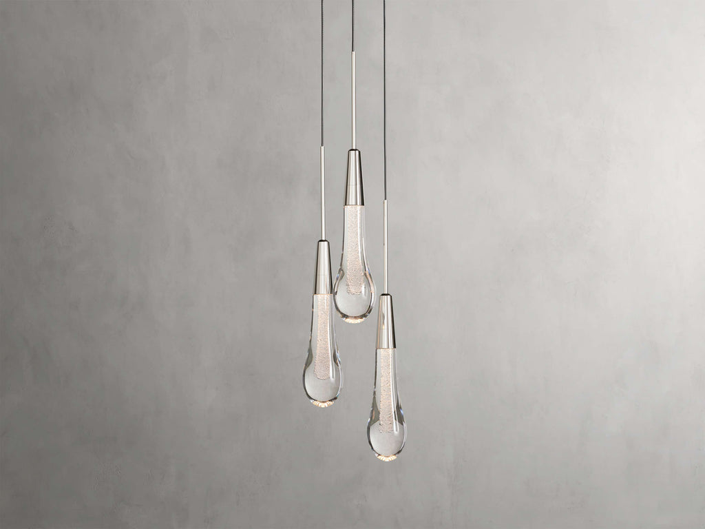 Soltaire Cluster Pendant