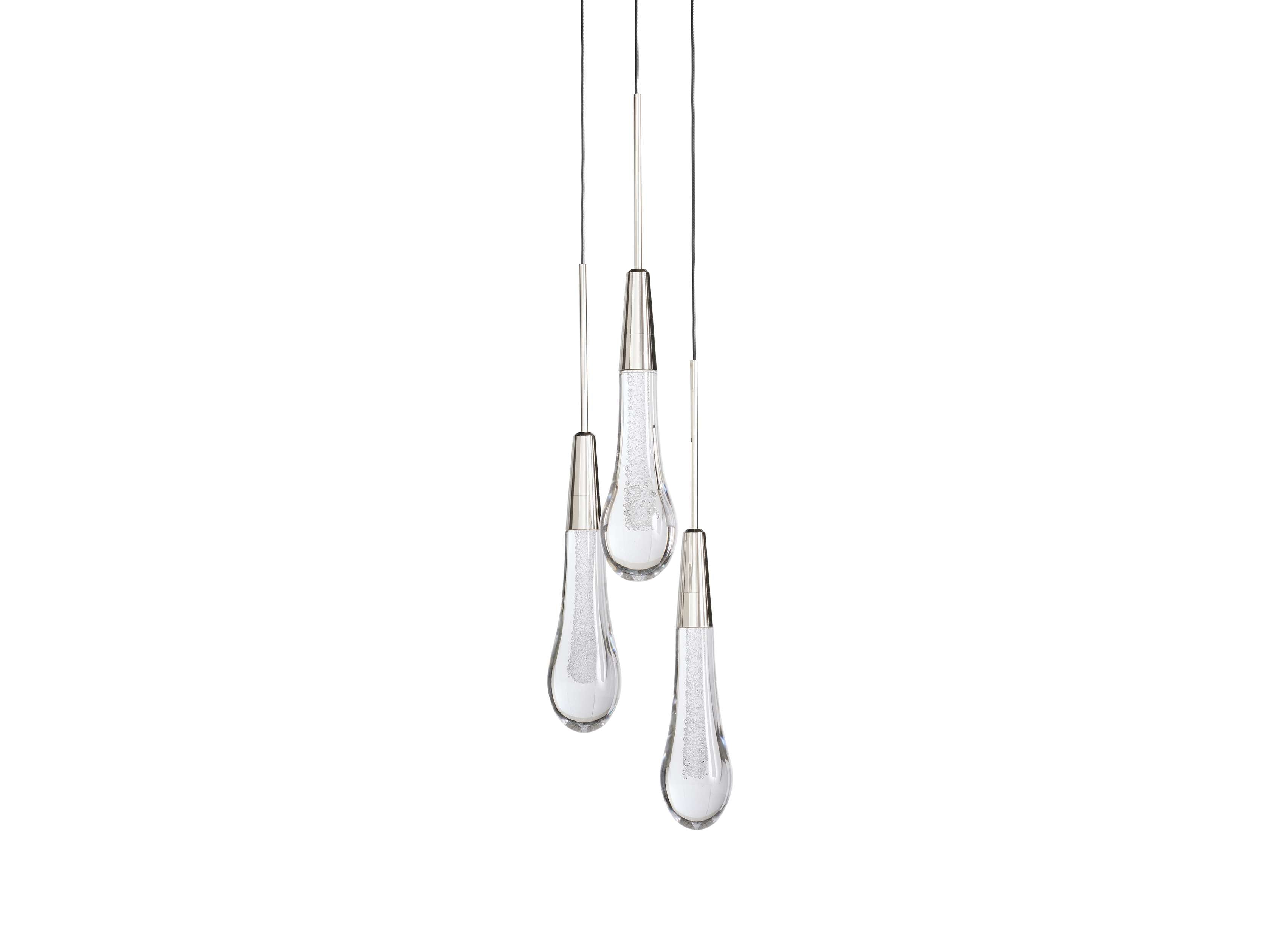 Soltaire Cluster Pendant