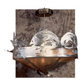 Meyda Tiffany 18 Light 82" Wide Pendant with Handmade Shade