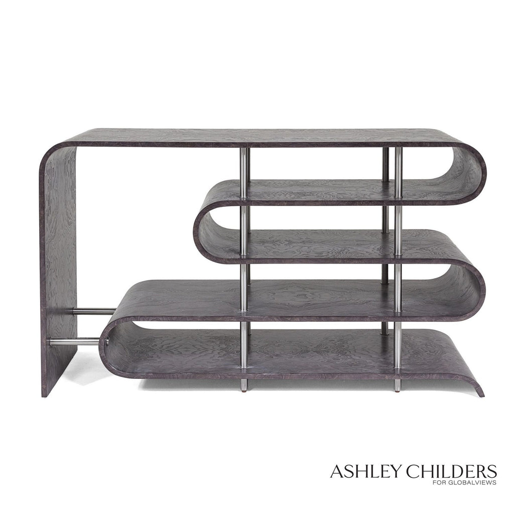 Global Views Traverse White Console by Ashley Childers
