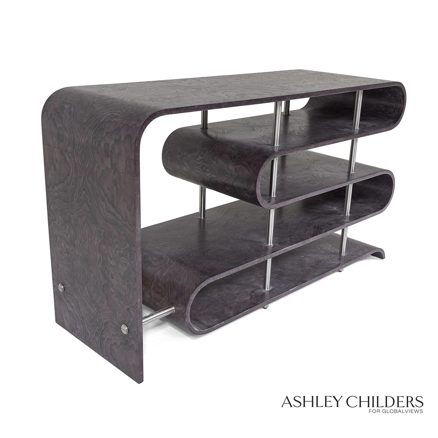 Global Views Traverse White Console by Ashley Childers