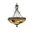 Meyda Tiffany 4 Light 24" Wide Pendant with Handmade Shade