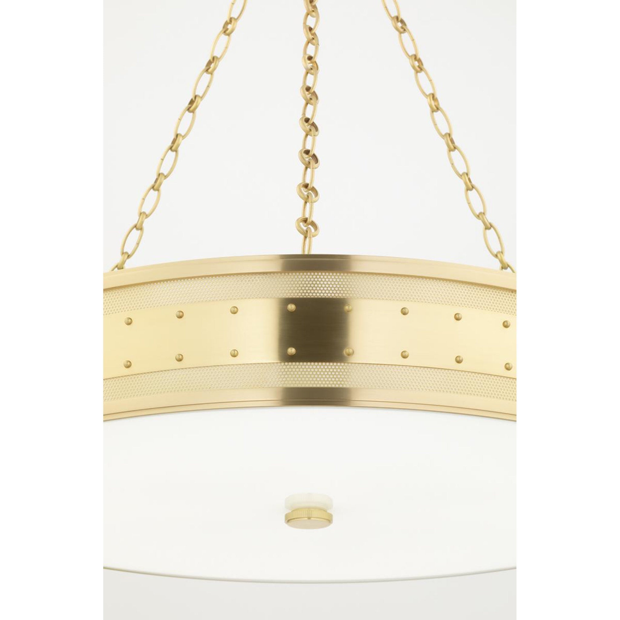 Gaines 4-Light Chandelier in Historic Nickel 22L x 22W x 5.75H