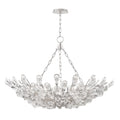 Tulip 12-Light Chandelier in Silver Leaf 39.5L x 39.5W x 20.25H