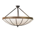 Meyda Tiffany 4 Light 37" Wide Pendant with Handmade Shade