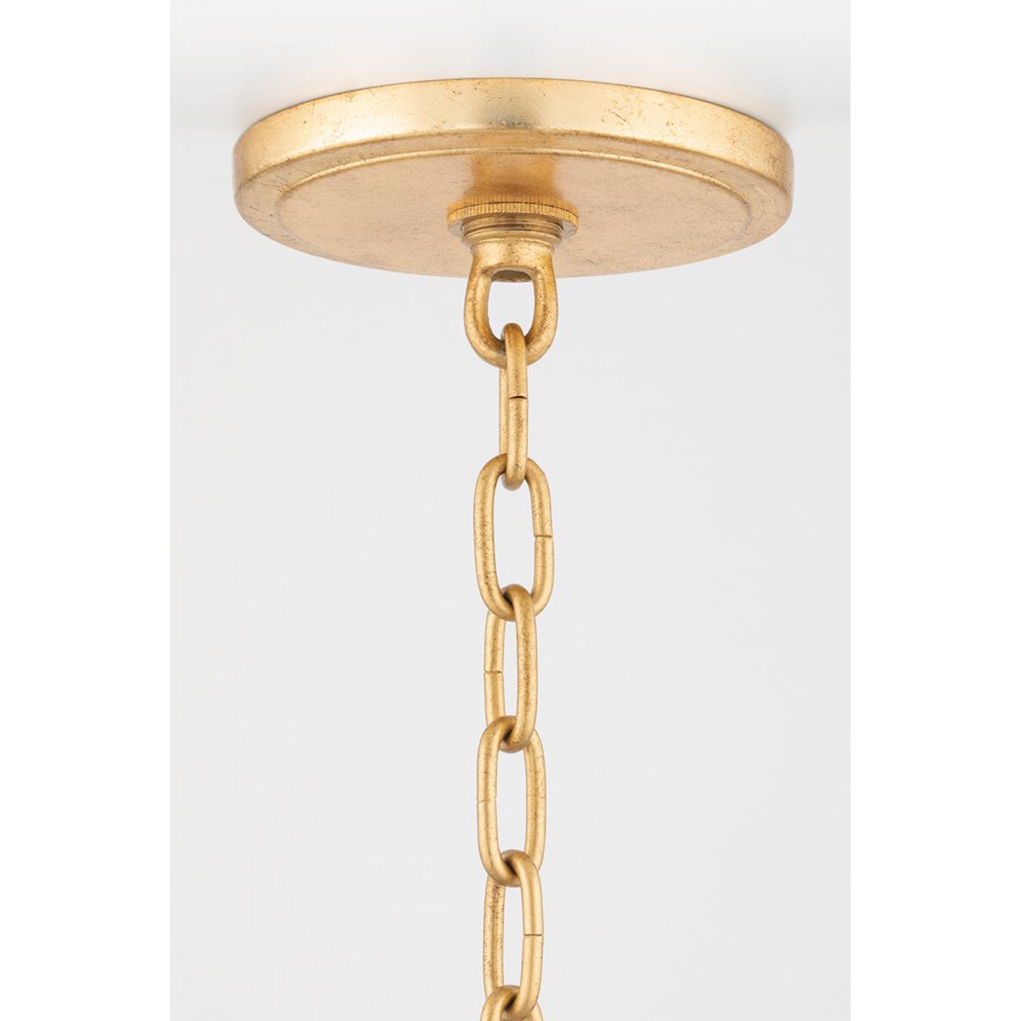 Danes 18-Light Chandelier in Vintage Gold Leaf 50L x 50W x 33H