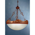 Meyda Tiffany 4 Light 25" Wide Pendant with Handmade Shade
