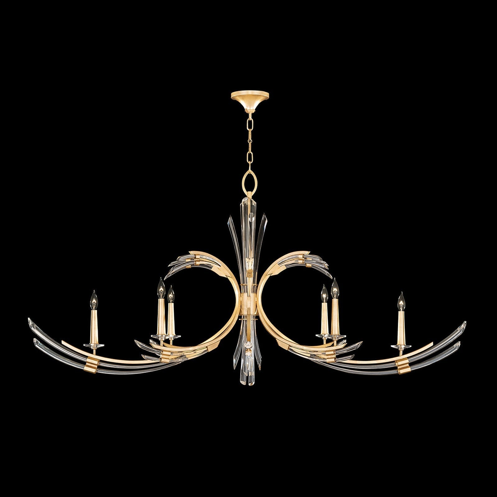 Fine Art Trevi 68" Oblong Chandelier
