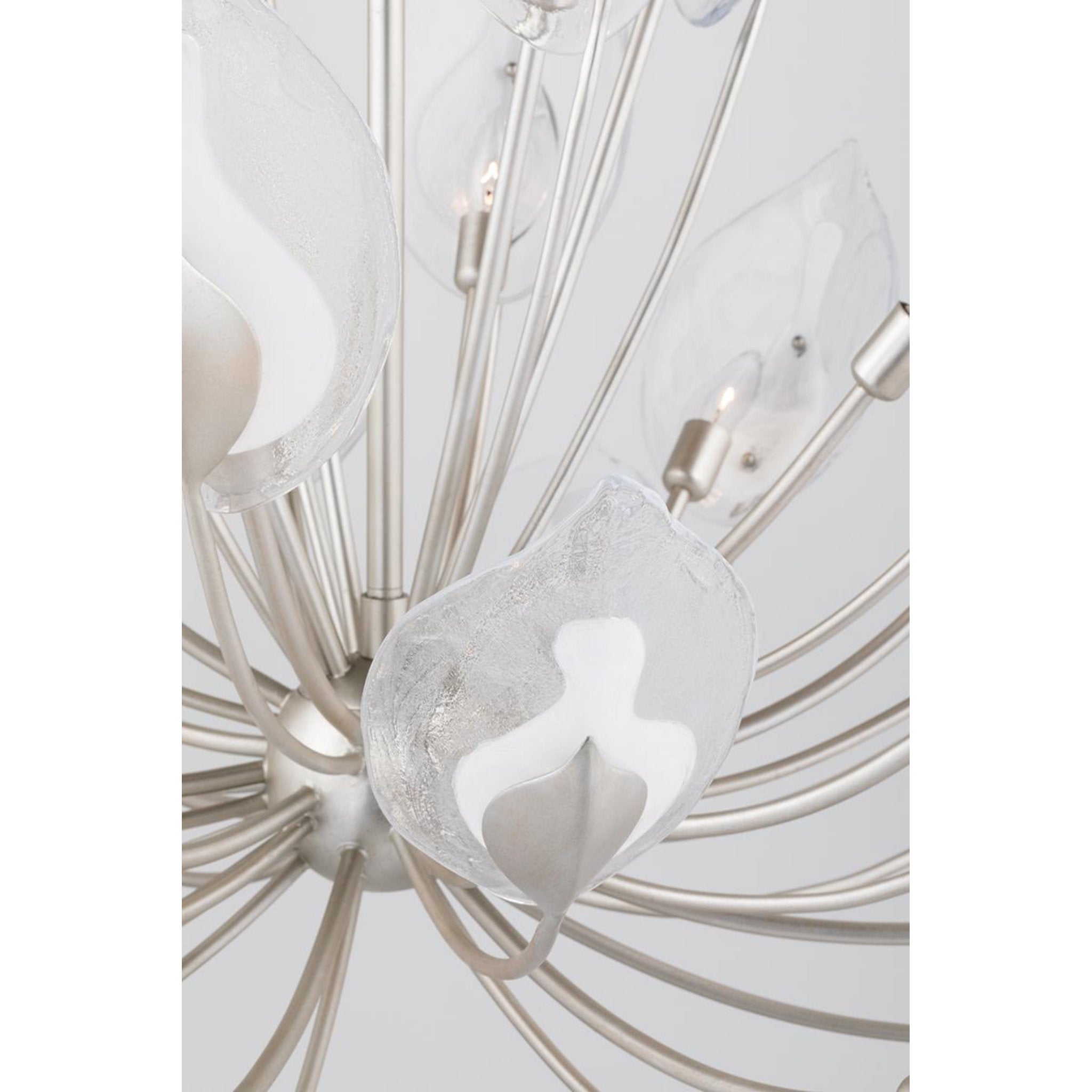 Blossom 20-Light Chandelier in Gold Leaf 40.5L x 40.5W x 26.75H