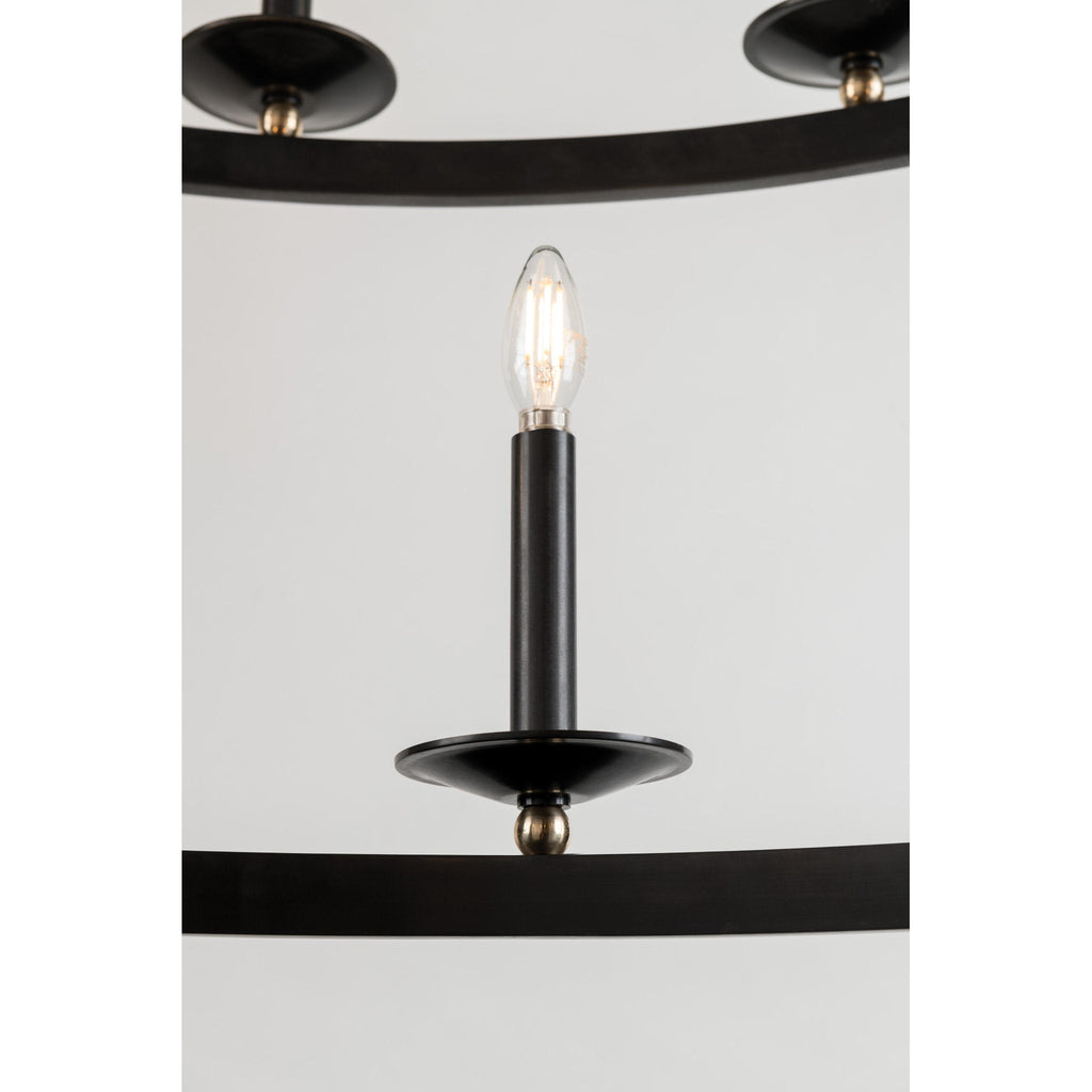 Allendale 6-Light Chandelier in Aged Brass 35.75L x 35.75W x 29.75H