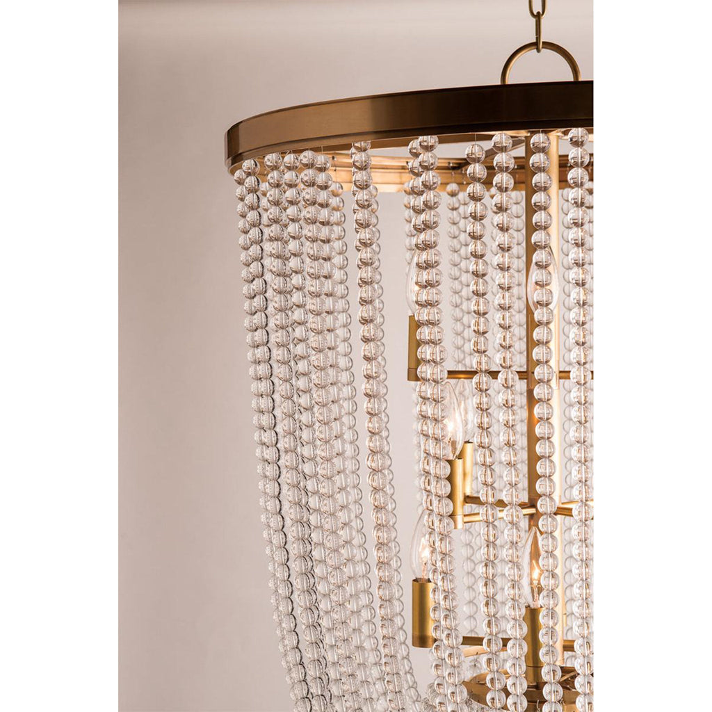 Royalton 6-Light Chandelier in Aged Brass 18.25L x 18.25W x 27.75H