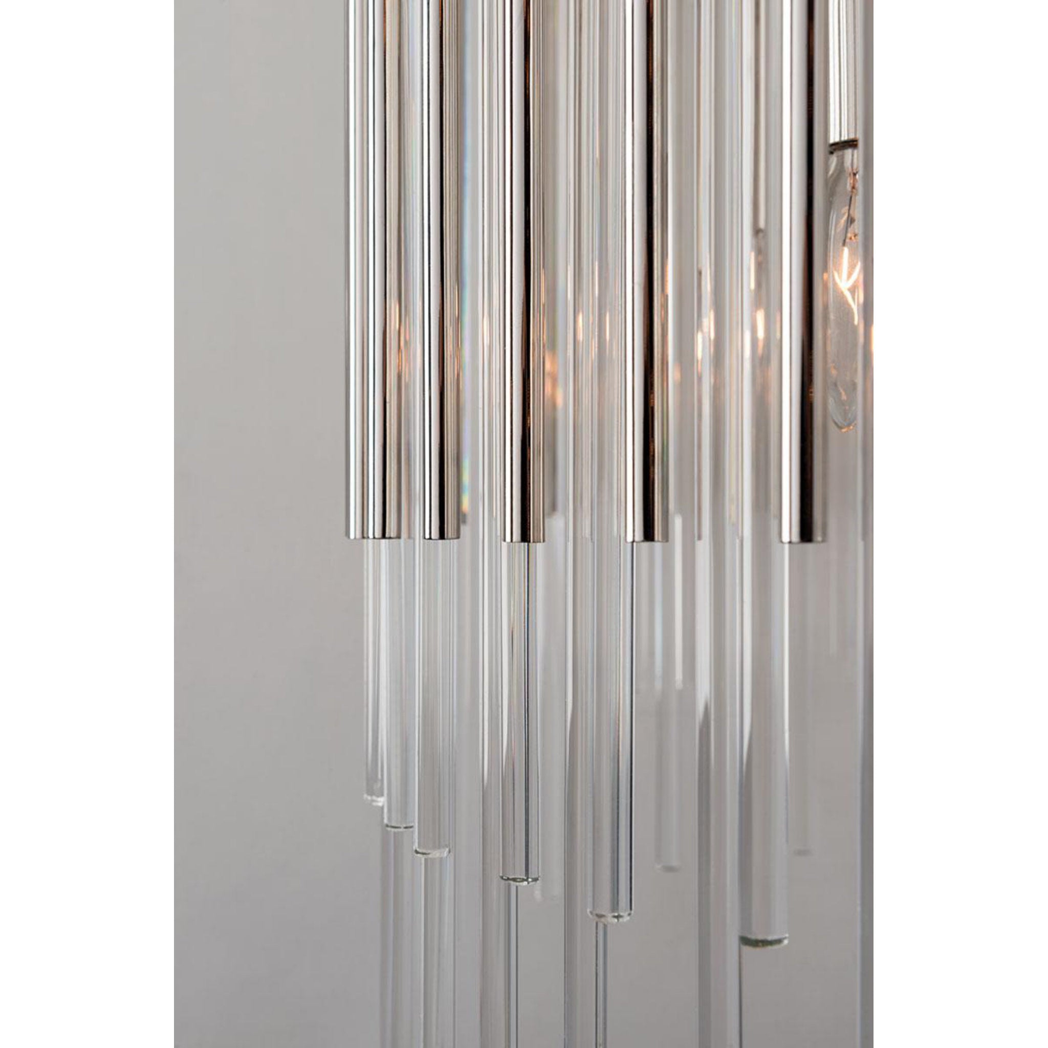 Wallis 10-Light Chandelier in Polished Nickel 20.75L x 20.75W x 30.75H