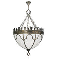Meyda Tiffany 3 Light 26" Wide Pendant with Handmade Shade
