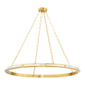 Wingate 1-Light Chandelier in Aged Brass 48L x 48W x 2H