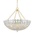 Floral Park 8-Light Chandelier in Aged Brass 24.5L x 24.5W x 25H