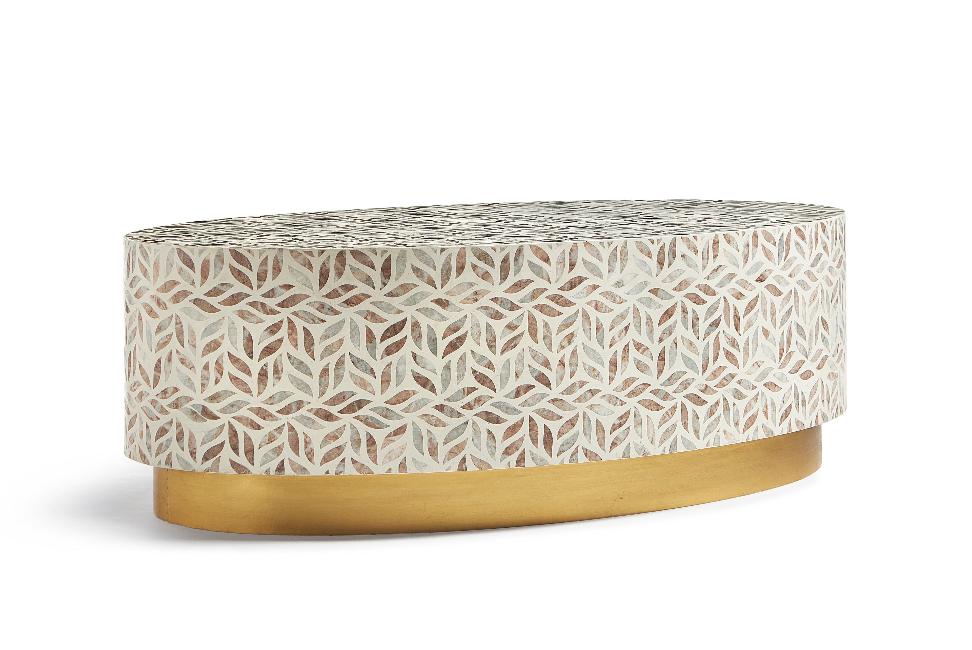 Maitland Smith Toranto Stone Cocktail Table