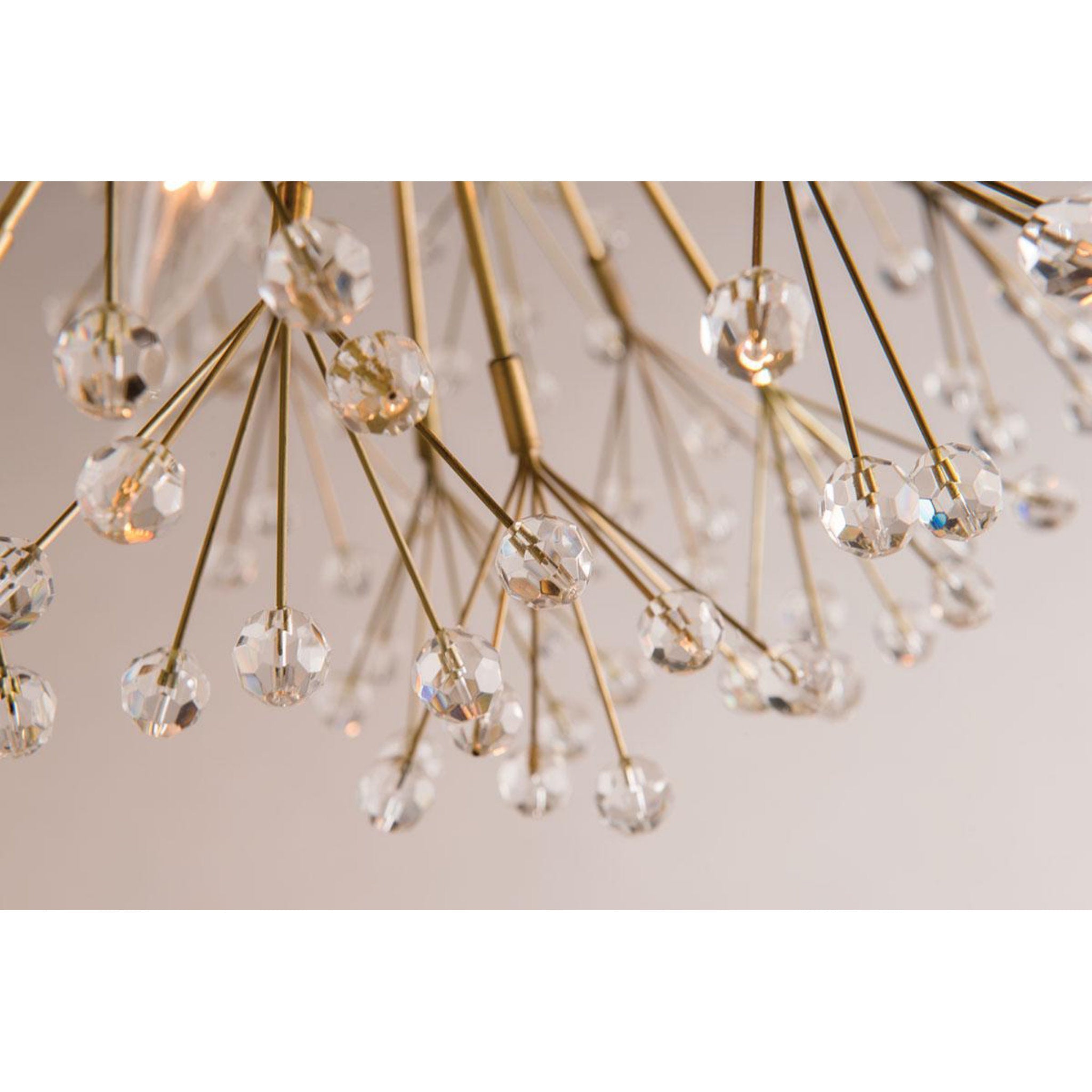 Dunkirk 10-Light Chandelier in Aged Brass 30L x 30W x 29H
