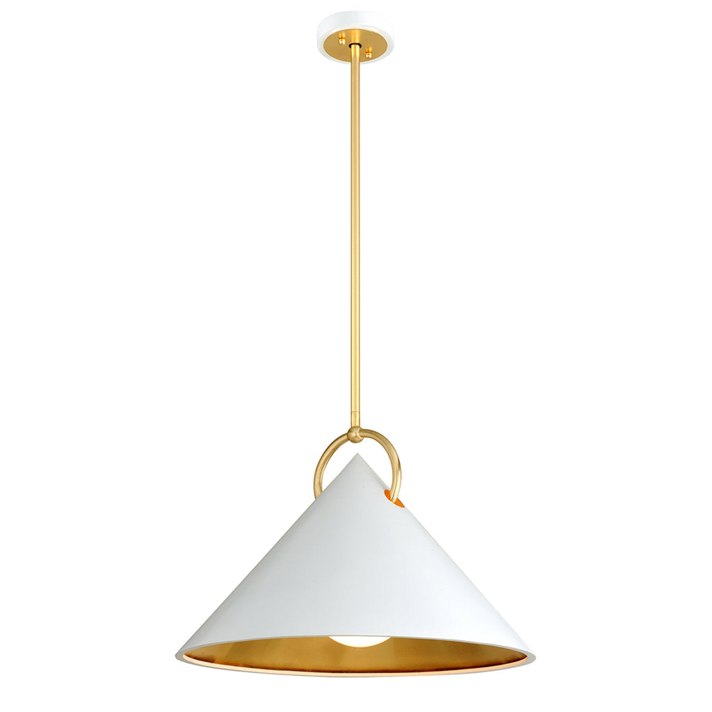 Charm 1-Light Chandelier in Soft White 30L x 30W x 21H