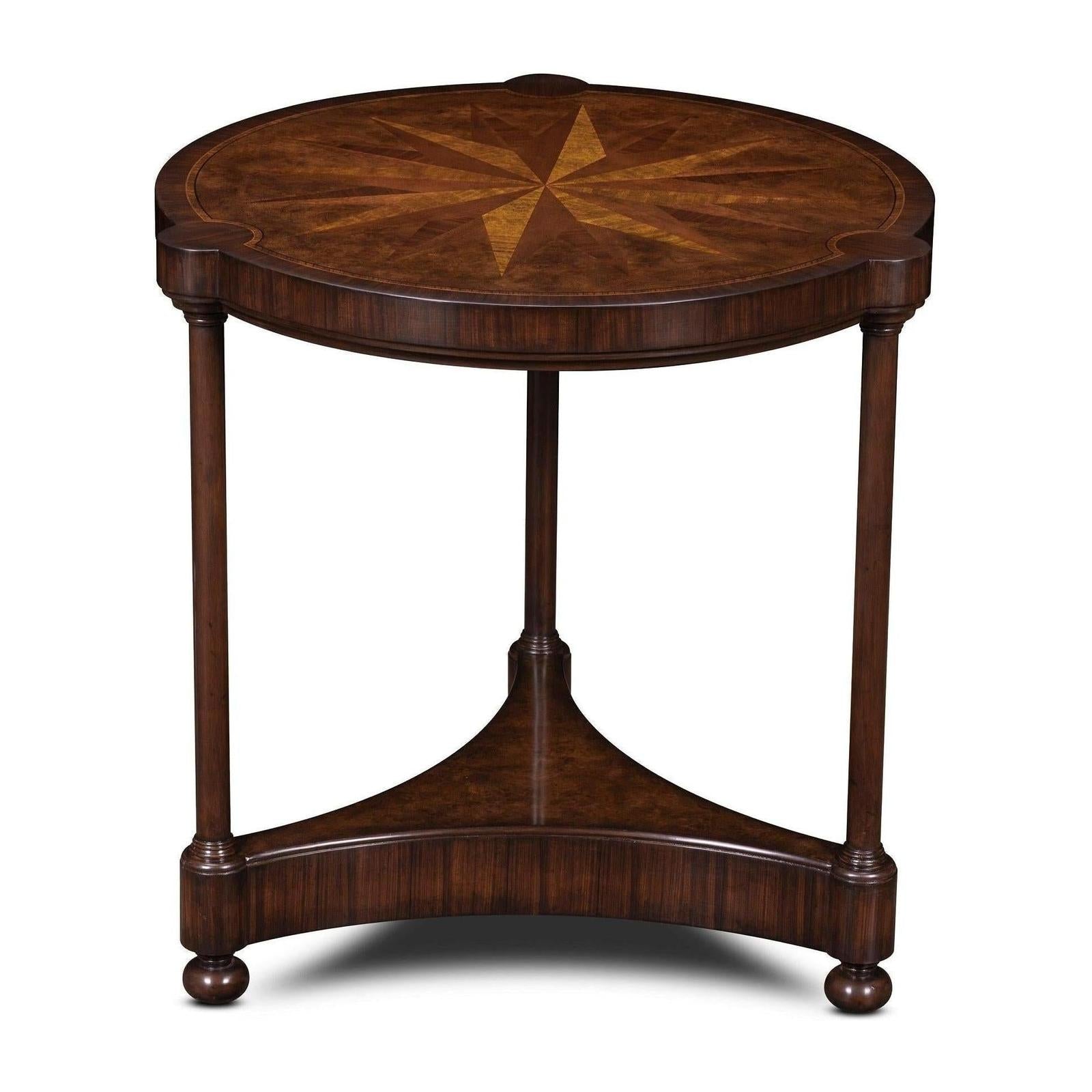 Maitland Smith Cameron Side Table Round