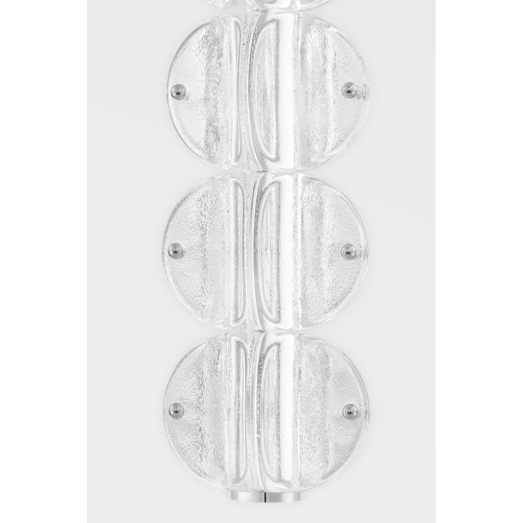 Lindley 1-Light Chandelier in Polished Nickel 54.5L x 54.5W x 4.625H