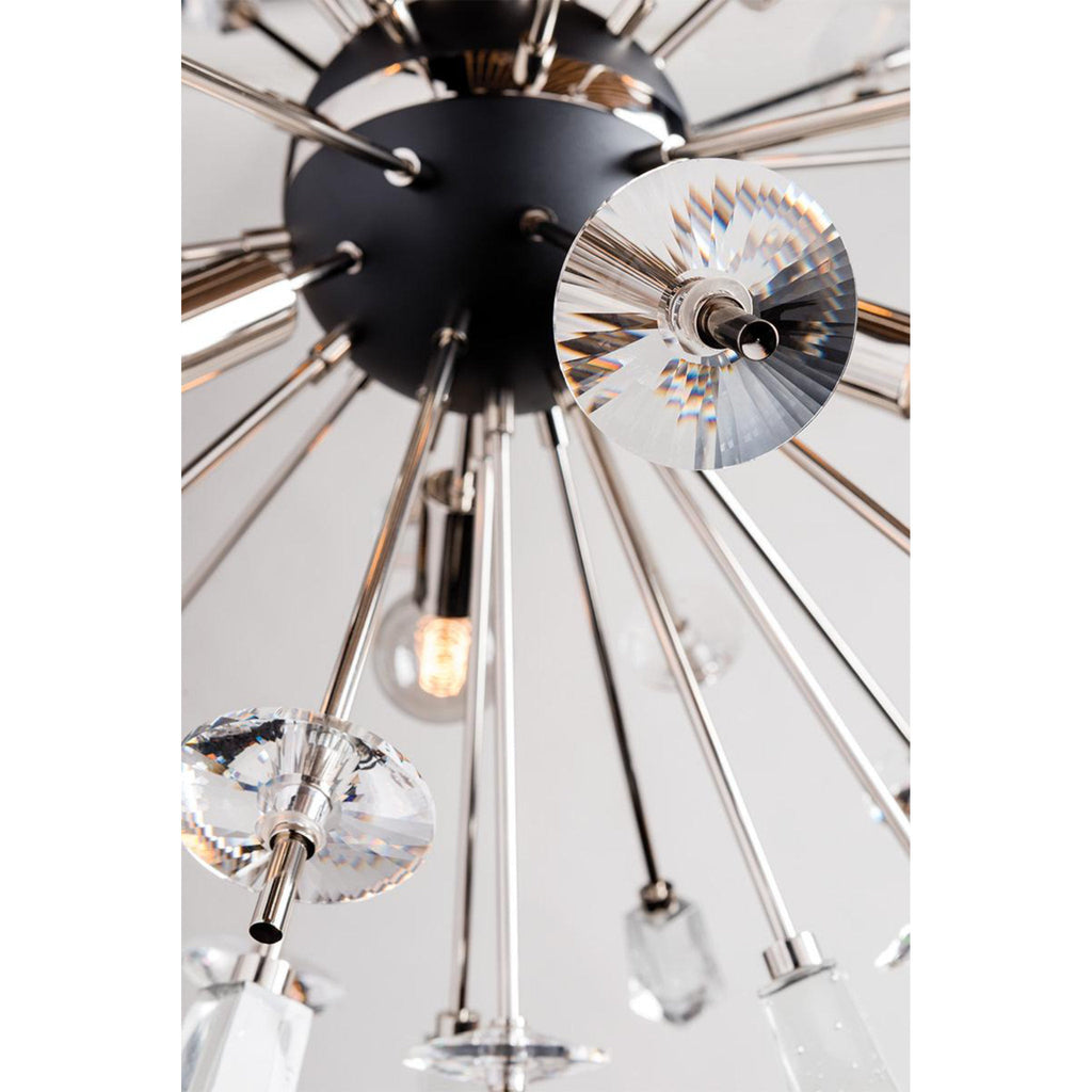 Liberty 6-Light Chandelier in Aged Brass 32L x 32W x 32H