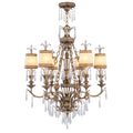 Livex Lighting La Bella 6 Light 1 Tier Chandelier with Crystal Accents